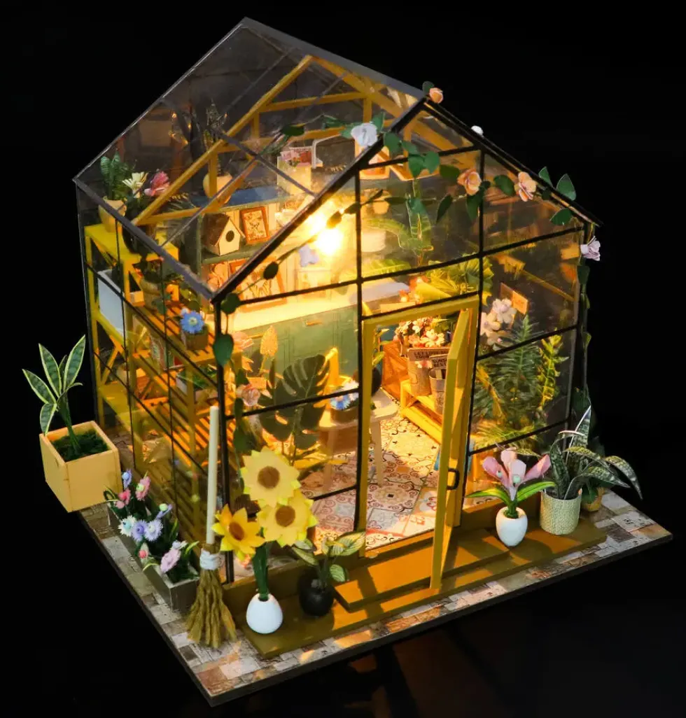 MAISON DES FLEURS DU SOLEIL A FABRIQUER
