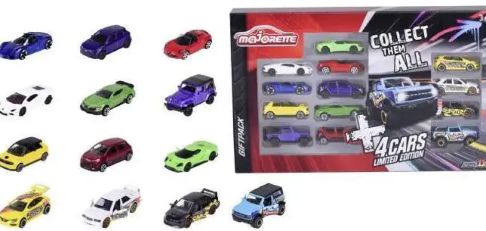 MAJORETTE - COFFRET 13 VEHICULES EN METAL 1/64