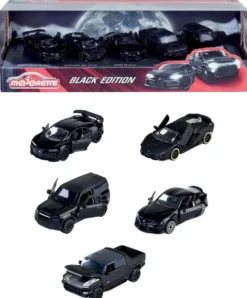 MAJORETTE - COFFRET 5 VOITURES BLACK EDITION