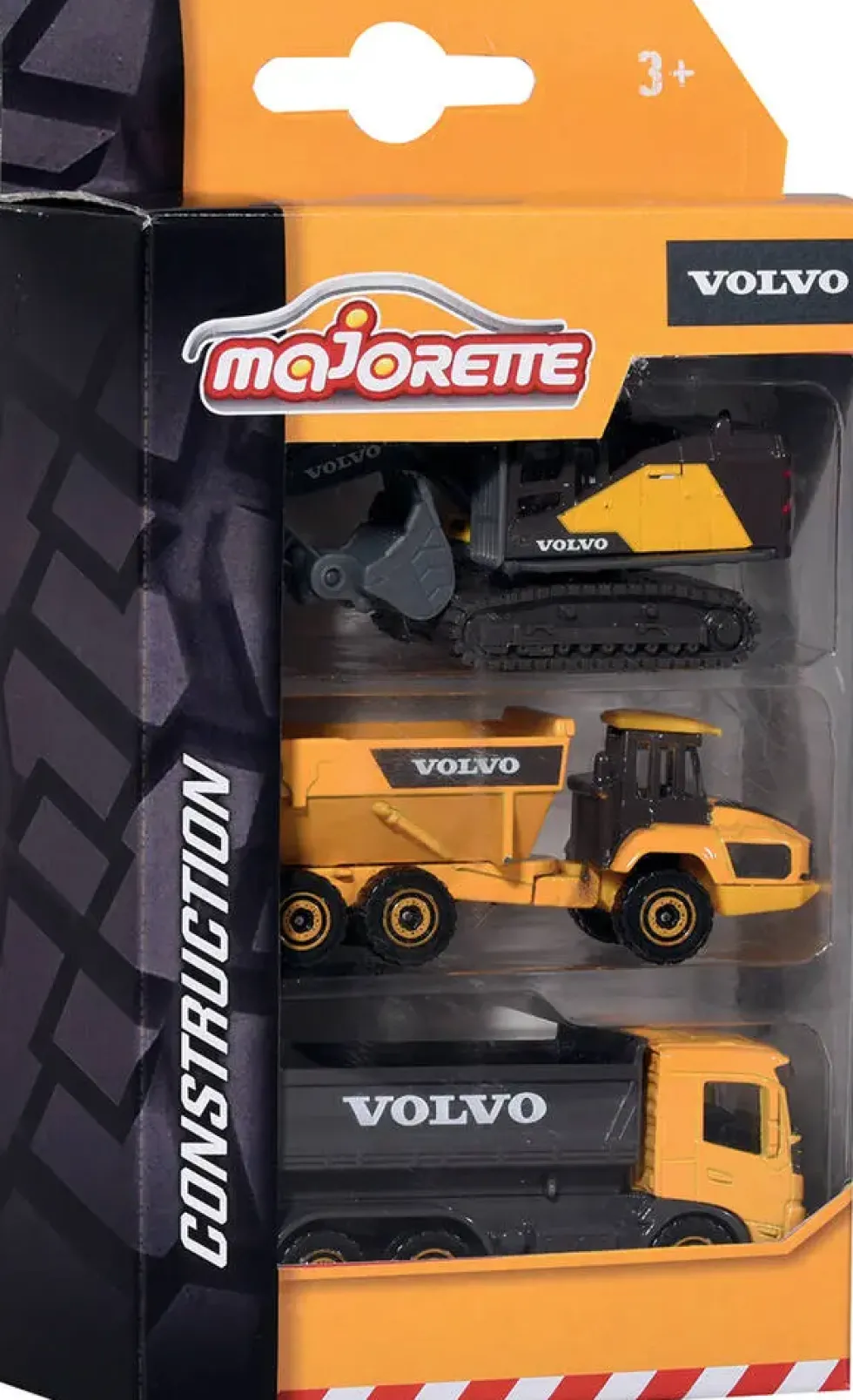MAJORETTE PREM VOLVO CONST. 3 PIECES