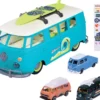 MAJORETTE -VOLKSWAGEN THE ORIGINALS CARRY CASE+ 3 VEHICULES