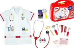 MALLETTE DOCTEUR PRESTIGE II AVEC SMARTPHONE STETHOSCOPE METAL ET BLOUSE EN TISSU