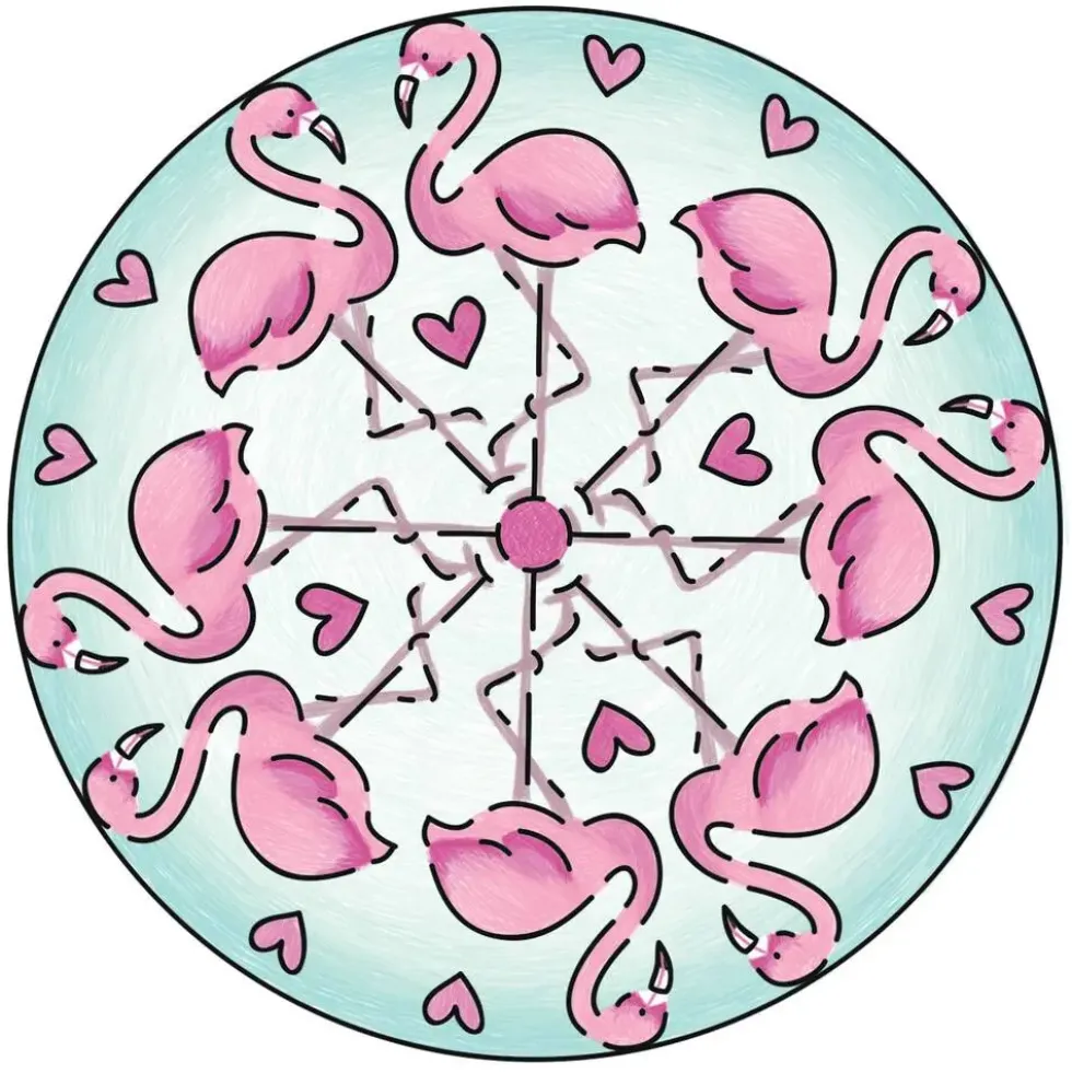 MANDALA - MINI - FLAMINGO