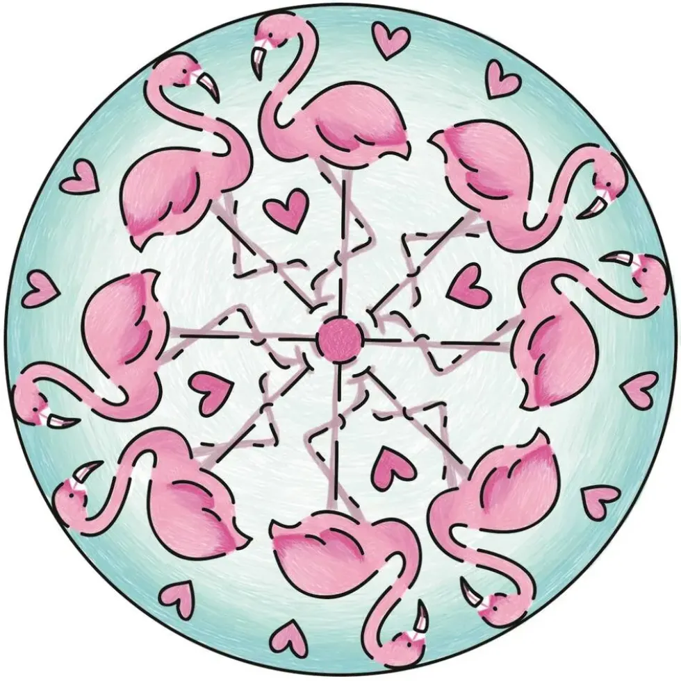 MANDALA - MINI - FLAMINGO