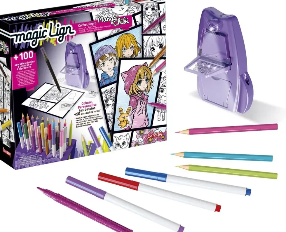 MANGA CHIBI - MAGIC LIGN - COFFRET REPRO