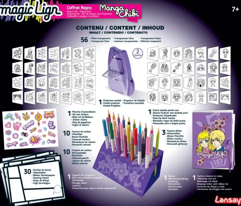 MANGA CHIBI - MAGIC LIGN - COFFRET REPRO
