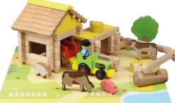 MA PREMIERE FERME AVEC TRACTEUR - 80 PIECES