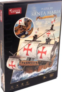 MAQUETTE 3D BATEAU SANTA MARIA - 204 PIECES