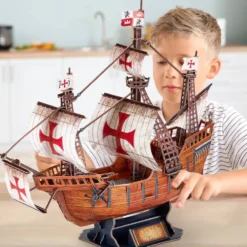 MAQUETTE 3D BATEAU SANTA MARIA - 204 PIECES