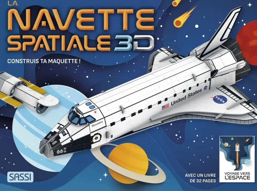 MAQUETTE 3D - LA NAVETTE SPATIALE