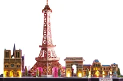 MAQUETTE 3D MONUMENTS DE PARIS 50 CM- LUMINEUX LED 115PIECES