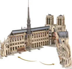 MAQUETTE 3D NOTRE DAME DE PARIS 58X44 CM - 293 PIECES