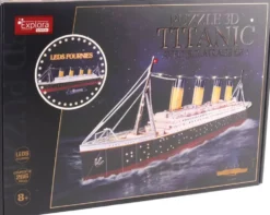 MAQUETTE 3D TITANIC 88CM- LUMINEUX LED 266 PIECES