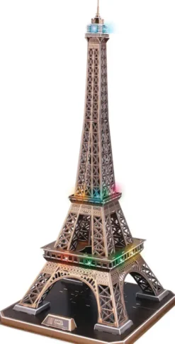 MAQUETTE 3D TOUR EIFFEL 78CMLUMINEUSE LED 84 PIECES