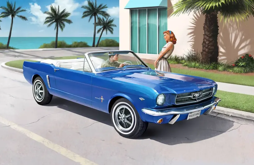 MAQUETTE 91 PIECES - 60EME ANNIVERSAIRE FORD MUSTANG