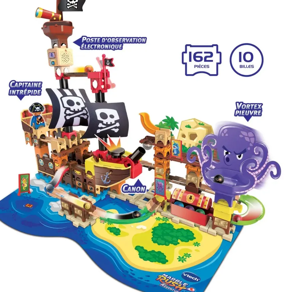 MARBLE RUSH ADVENTURES - SUPER BATEAU PIRATE INTERACTIF
