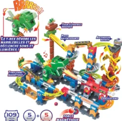 MARBLE RUSH - DINO ADVENTURES MAGNETIC SET XL400E