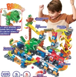 MARBLE RUSH - DINO ADVENTURES MAGNETIC SET XL400E