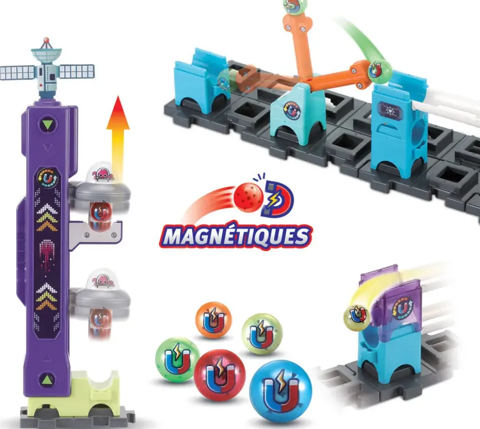 MARBLE RUSH - SPACE MAGNETIC MISSION SET XL300E