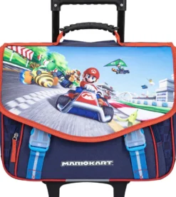MARIO KART - CARTABLE A ROULETTES 41CMMARINE