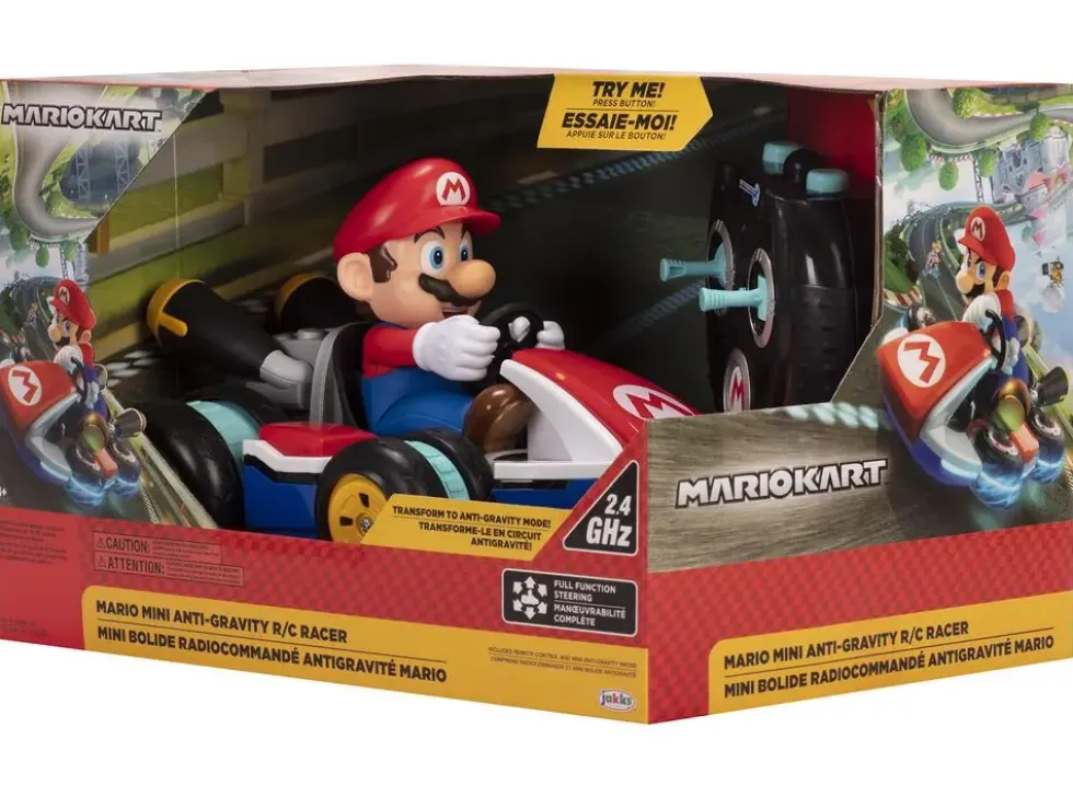 MARIO KART - MARIO AUTO DE COURSE RADIOCOMMANDEE ANTIGRAVITE