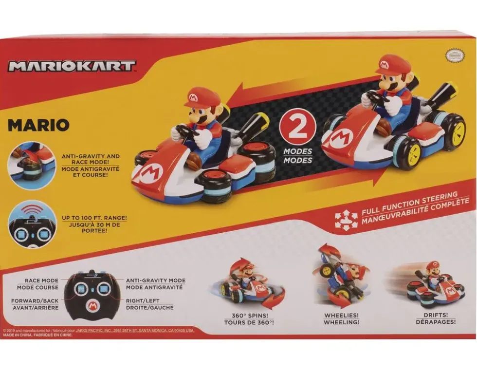 MARIO KART - MARIO AUTO DE COURSE RADIOCOMMANDEE ANTIGRAVITE