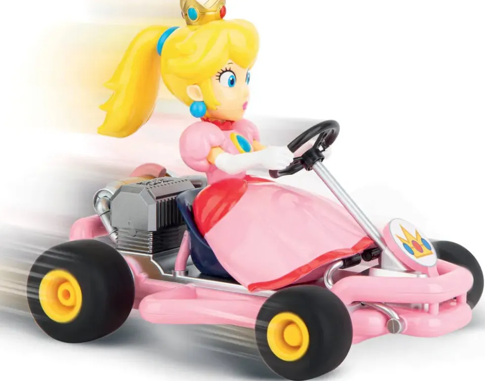 MARIO KART - VEHICULE PIPE KART PEACH 2.4 GHZ RADIOCOMMANDE