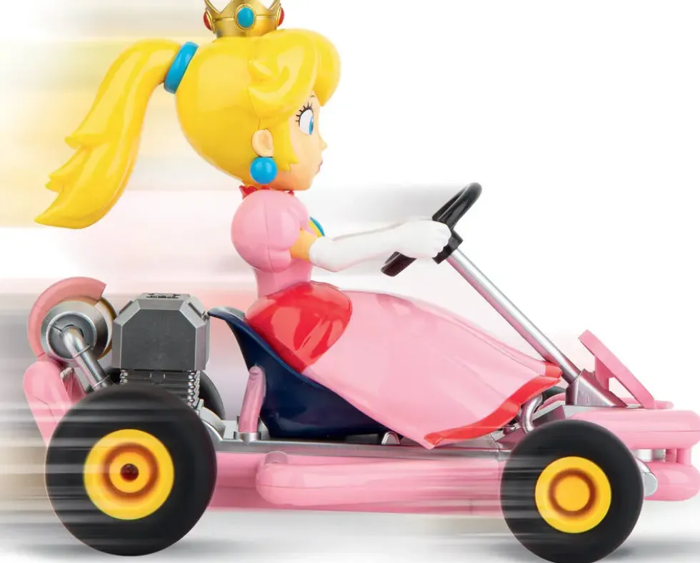 MARIO KART - VEHICULE PIPE KART PEACH 2.4 GHZ RADIOCOMMANDE