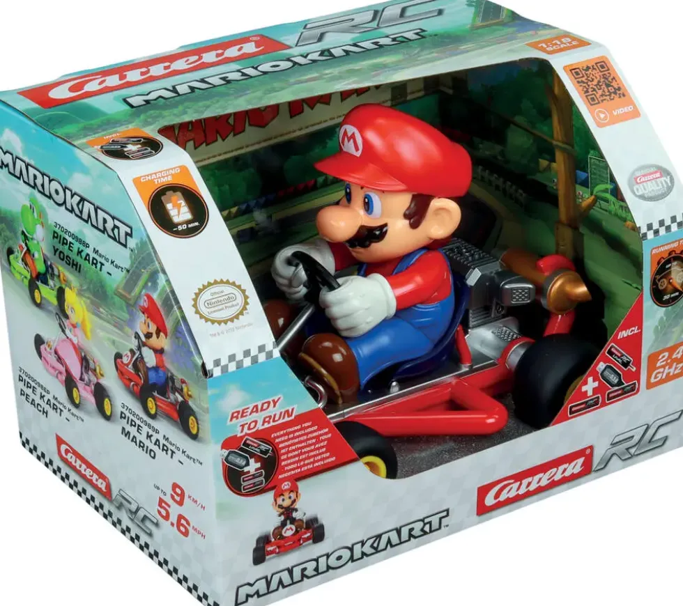 MARIO KART - VEHICULE PIPE KART MARIO 2.4 GHZ RADIOCOMMANDE