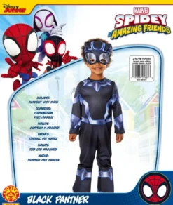 MARVEL - AVENGERS - DEGUISEMENT - BLACK PANTHER - CLASSIQUE 2-3 ANS