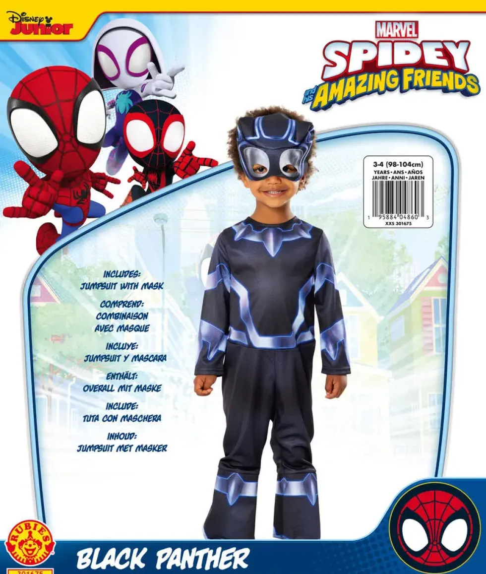 MARVEL - AVENGERS - DEGUISEMENT - BLACK PANTHER - CLASSIQUE 2-3 ANS