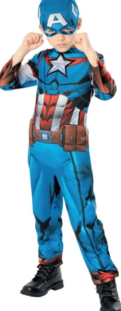 MARVEL - AVENGERS - DEGUISEMENT - CAPTAIN AMERICA - TAILLE L 7-8 ANS