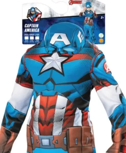 MARVEL - AVENGERS - DEGUISEMENT - CAPTAIN AMERICA - TAILLE L 7-8 ANS