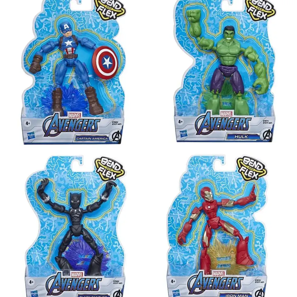 MARVEL - AVENGERS - FIGURINE - BEND AND FLEX 15CM