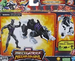 MARVEL - AVENGERS - FIGURINE - BLACK PANTHER - SABRECLAW ET BLACK PANTHER