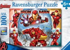 MARVEL AVENGERS - PUZZLE 100 PIECES XXL - LE PUISSANT IRON MAN