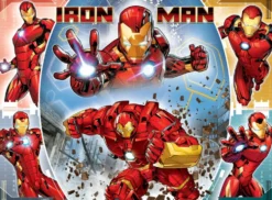 MARVEL AVENGERS - PUZZLE 100 PIECES XXL - LE PUISSANT IRON MAN