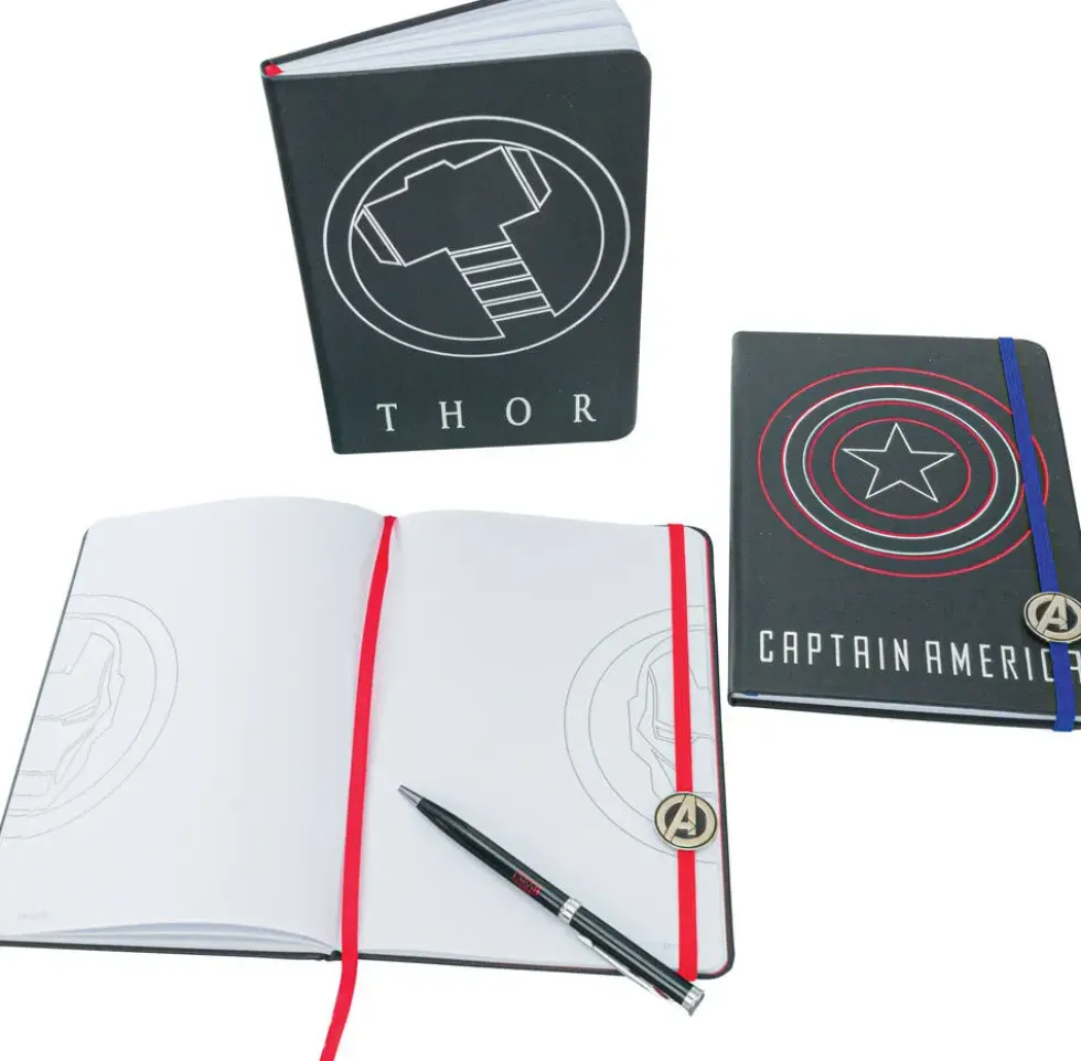 MARVEL - COFFRET COLLECTOR 3 CARNETS ET 1 STYLO