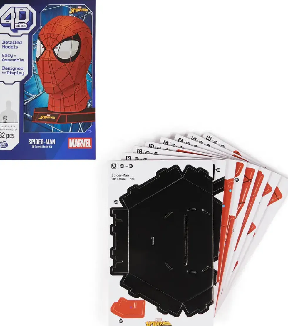 MARVEL - 4D BUILD - MASQUE SPIDERMAN 82 PIECES
