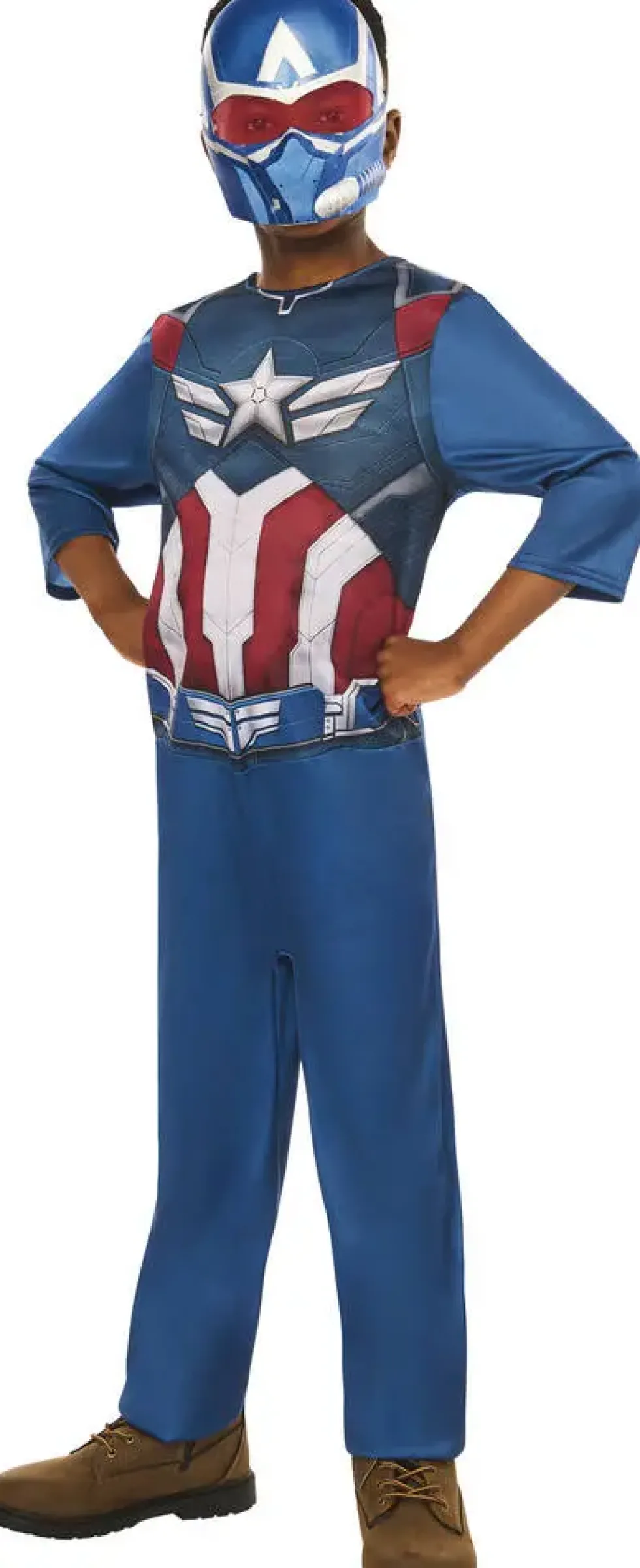 MARVEL - DEGUISEMENT CAPTAIN AMERICA BRAVE NEW WORLD TAILLE 5-6 ANS