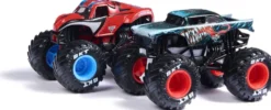 MARVEL DIE CAST 1:64 MONSTER JAM PACK DE 2 VEHICULES