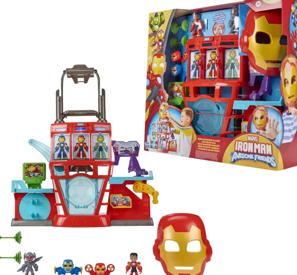 MARVEL IRON MAN AND HIS AWESOME FRIENDS - QG D'IRON MAN