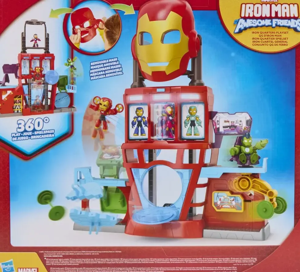 MARVEL IRON MAN AND HIS AWESOME FRIENDS - QG D'IRON MAN