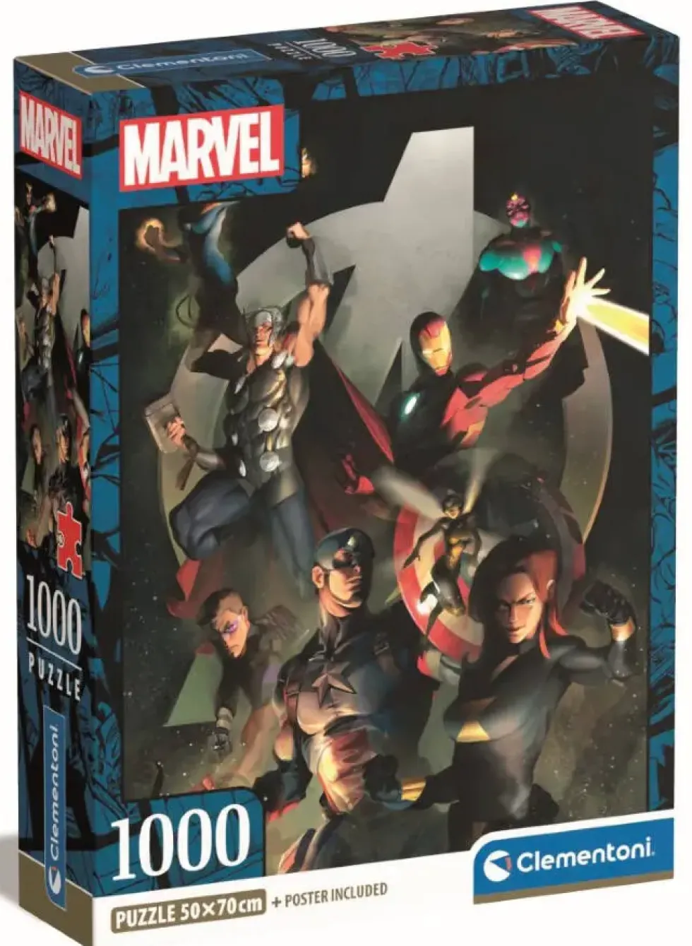MARVEL- LES AVENGERS - PUZZLE COMPACT 1000 PIECES