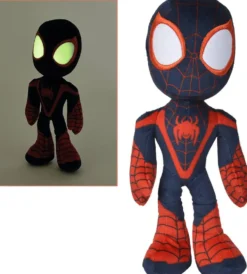 MARVEL MILES MORALES - PELUCHE 25 CM PHOSPHORESCENTE