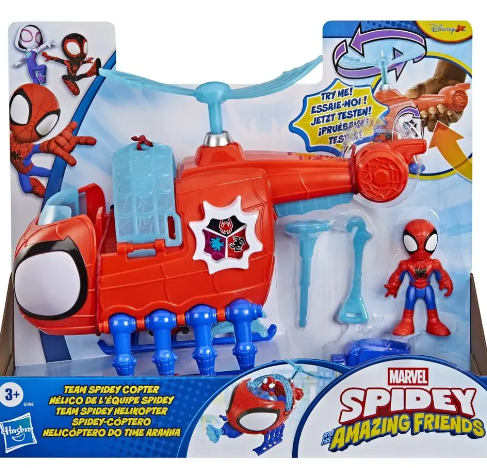 MARVEL SPIDEY ET SES AMIS EXTRAORDINAIRES - HELICO DE L'EQUIPE SPIDEY