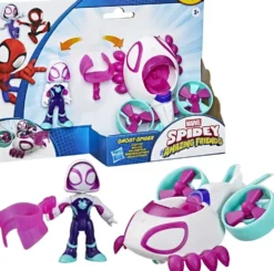 MARVEL SPIDEY ET SES AMIS EXTRANSFORMERS ORDINAIRES HELICO DE GHOST-SPIDER