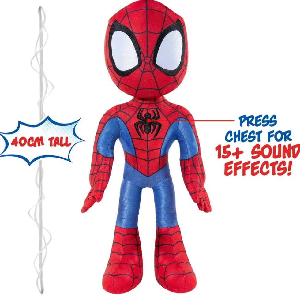 MARVEL SPIDEY - FIGURINE PELUCHE A FONCTION