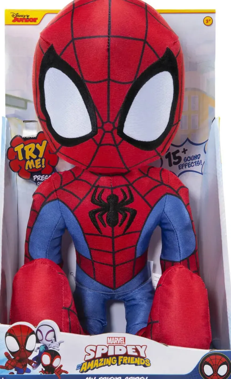 MARVEL SPIDEY - FIGURINE PELUCHE A FONCTION