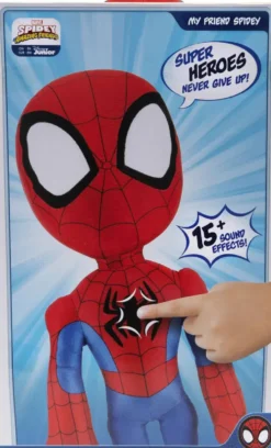 MARVEL SPIDEY - FIGURINE PELUCHE A FONCTION